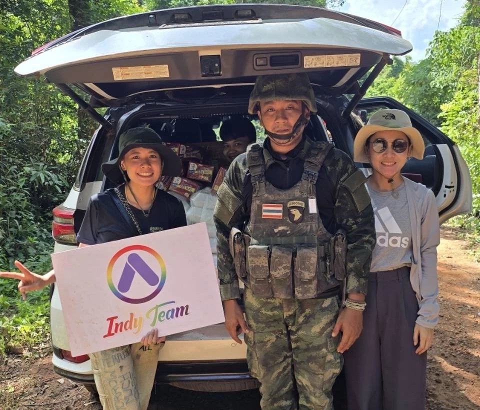 พรรคก้าวอิสระ ระดมสิ่งของ-อาหาร-เครื่องดื่ม หนุนทหารแนวหน้า