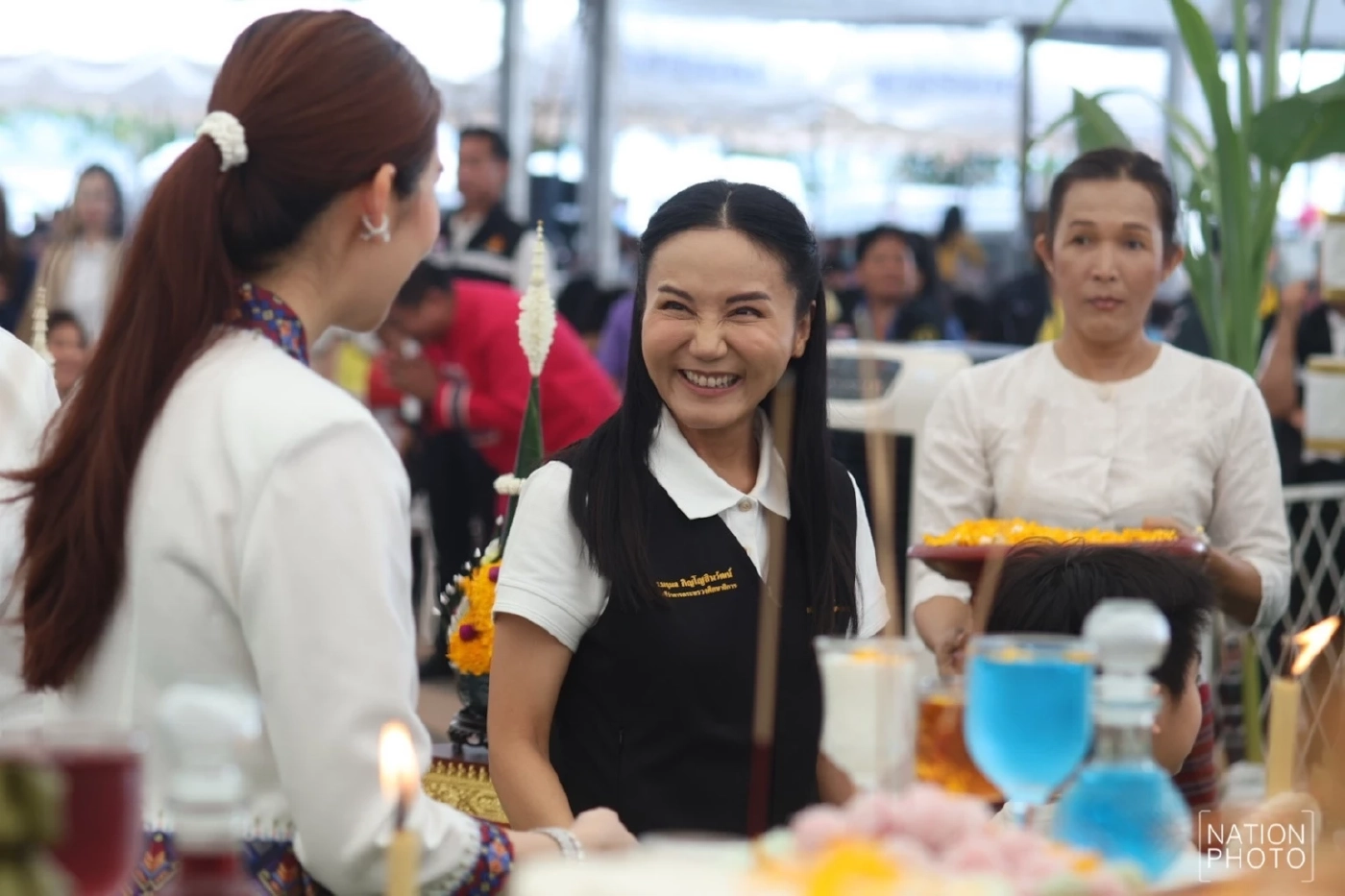 พิธีทำบุญวันคล้ายวันเกิด “ร้อยเอกธรรมนัสและบุตรชาย"