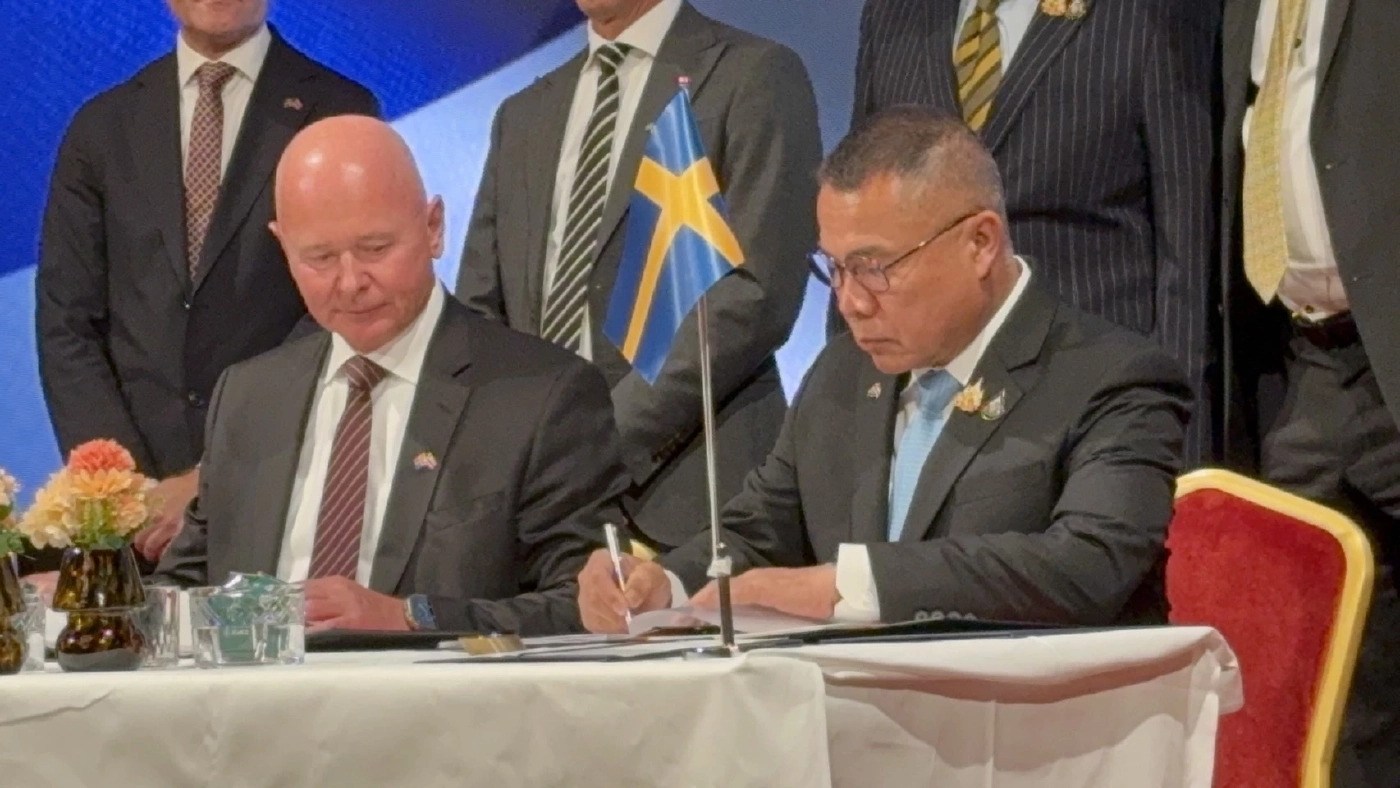 ไทยลงนามซื้อกริพเพนฝูง 2 ผบ.ทอ.ย้ำไม่มีข้อห้ามใช้ต่อสู้โจมตี