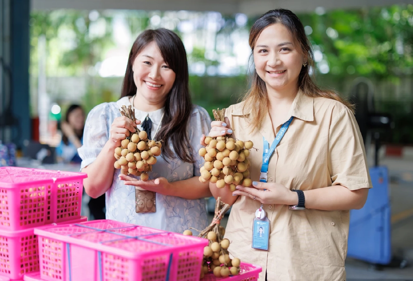 กรุงไทย เดินหน้าช่วยเกษตรกร รับซื้อลำไยล้นตลาด 1,105 กิโลกรัม