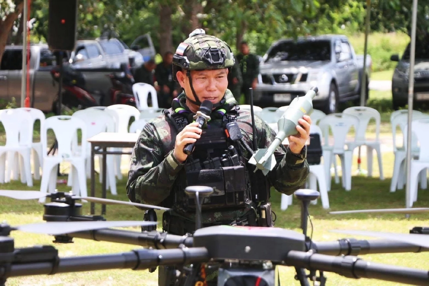 เปิดภาพ! ฉก.ราชมนู จัดอบรม "โดรนโจมตีทิ้งระเบิดทางยุทธวิธี" รุ่นที่ 5(มีคลิป)