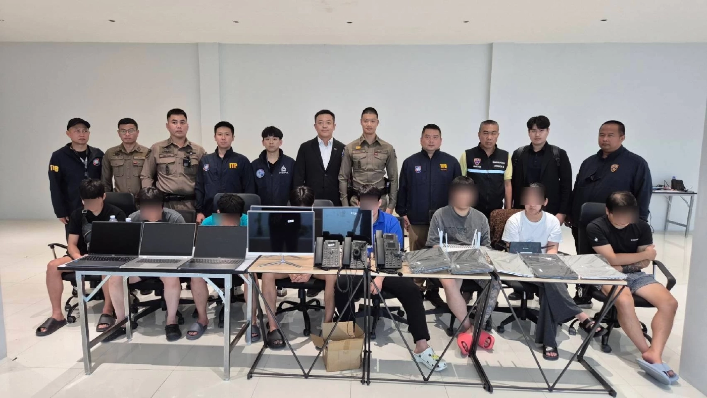 เกาหลีแจ้งโดนซ้อม สุดท้ายพาไปทลายรังใหญ่แก๊งคอลฯ ข้ามชาติ