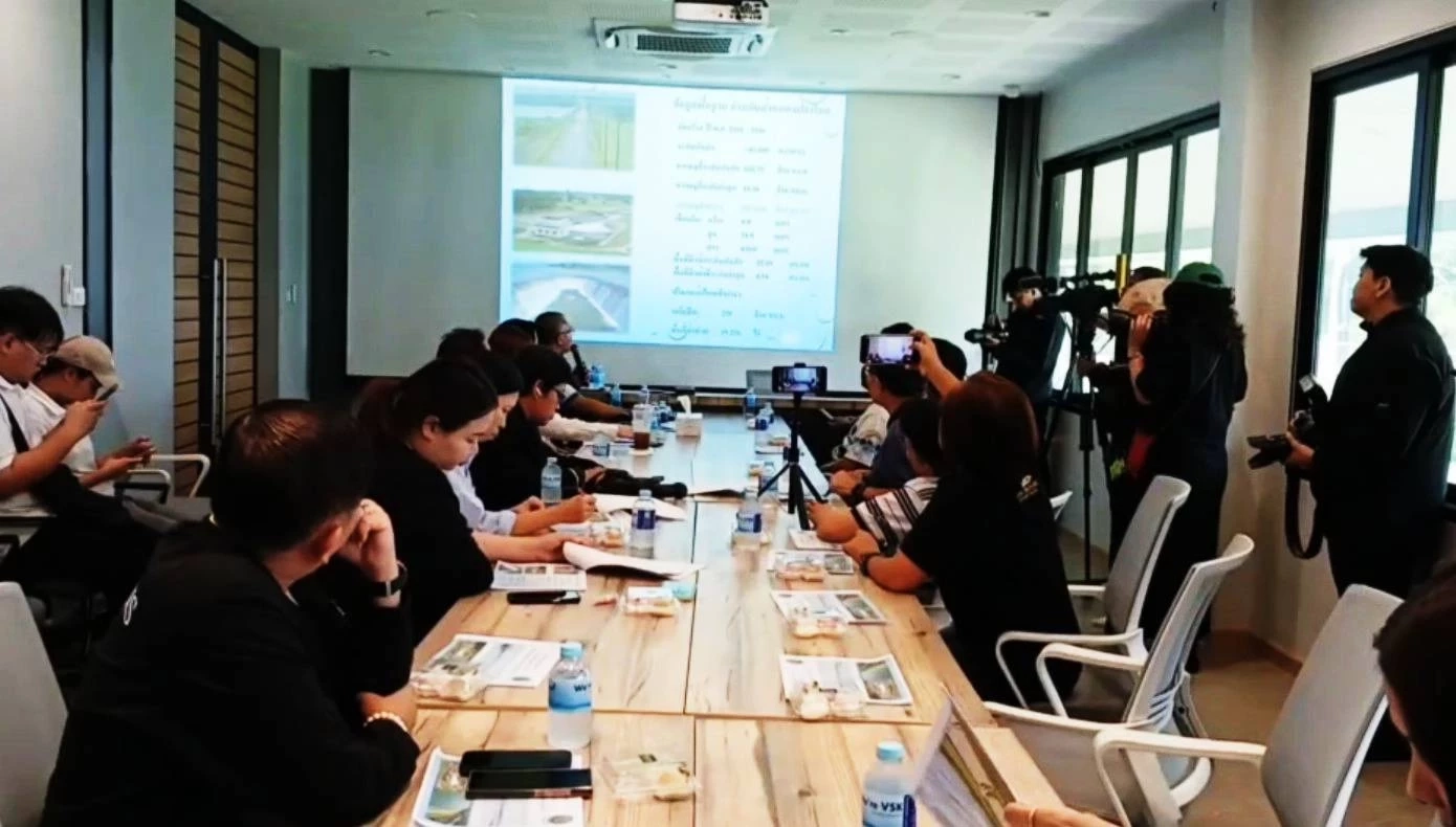 "กรมชลประทาน" จัดสื่อสัญจรดู "การบริหารจัดการน้ำในพื้นที่ภาคตะวันออก" และพื้นที่ EEC (มึคลิป)