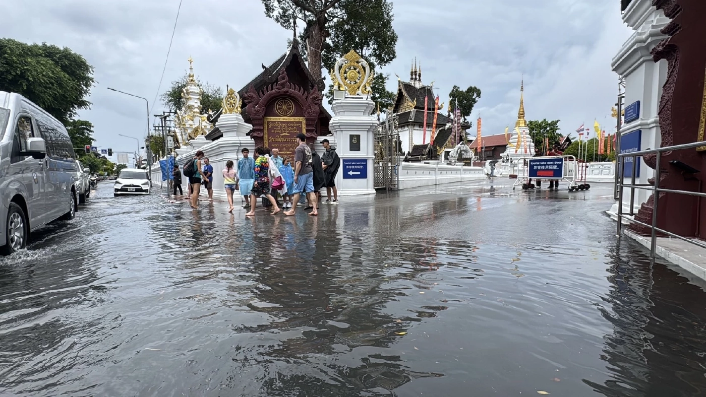 ด่วน! เชียงใหม่จมบาดาลหลายพื้นที่ โดน “พายุคาจิกิ” ถล่ม