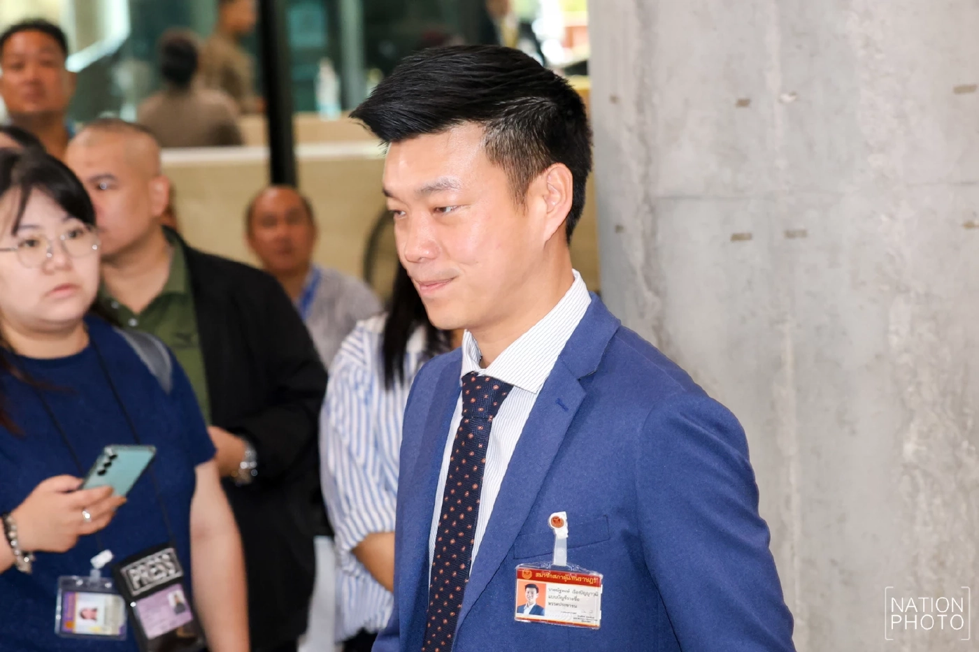 นายณัฐพงษ์ เรืองปัญญาวุฒิ หัวหน้าพรรคประชาชน