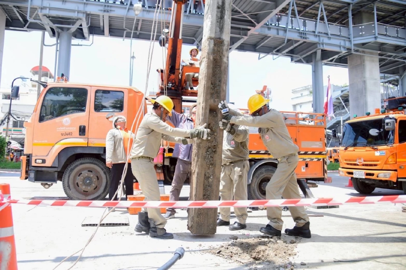 ปักหมุดเส้นแรกสมุทรปราการ MEA ร่วมพันธมิตรลุย ถ.เทพารักษ์ ไร้เสาสาย