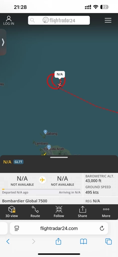 “ทักษิณ” สับขาหลอก ไม่บินไป "สิงคโปร์" แต่คาดปลายทางไปลง "ดูไบ"