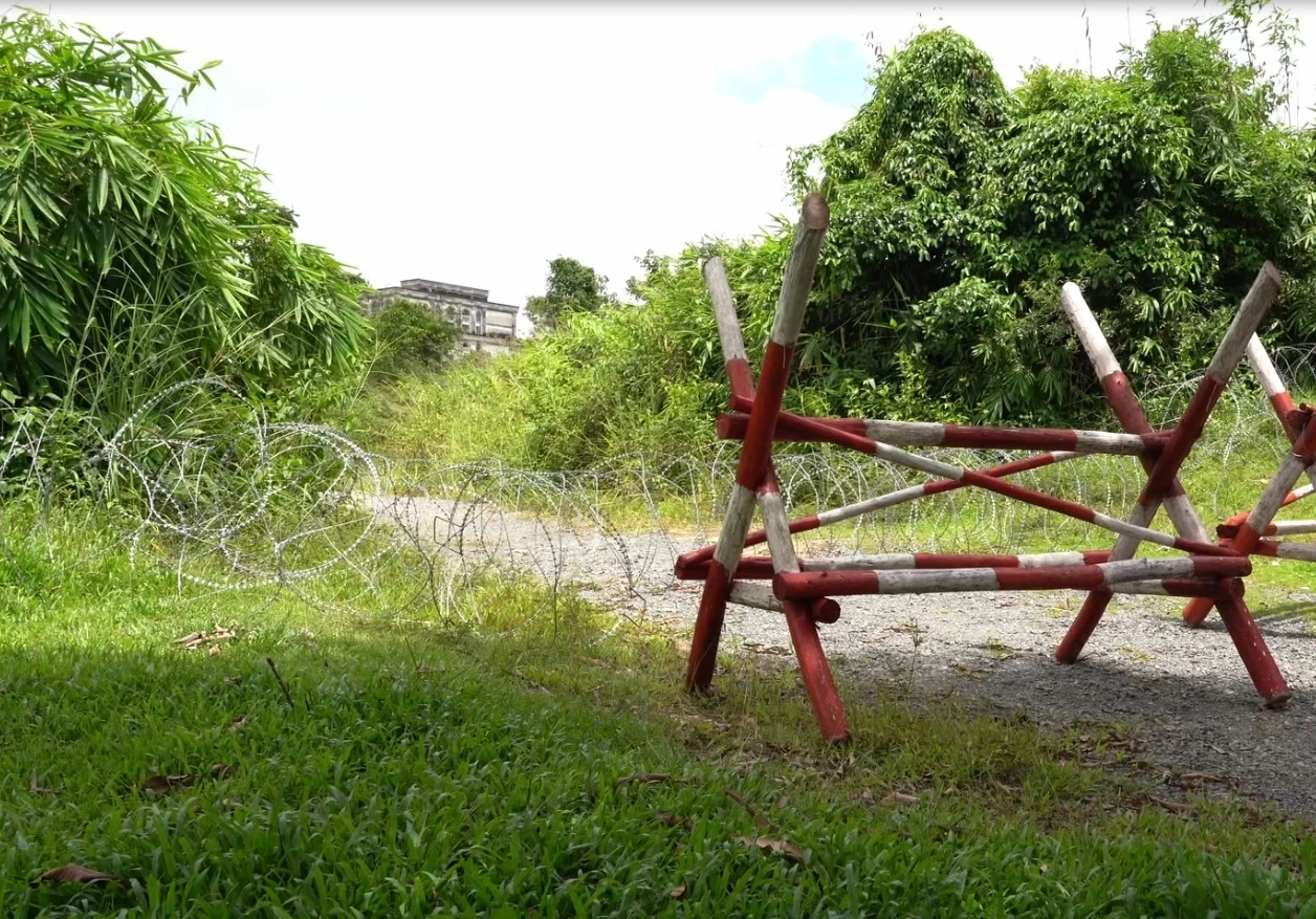 เปิดคลิป! นาวิกโยธินที่ 3 พาสำรวจ "กาสิโน" ชายแดนบ้านท่าเส้น-ทมอดา ชายแดน จ.ตราด