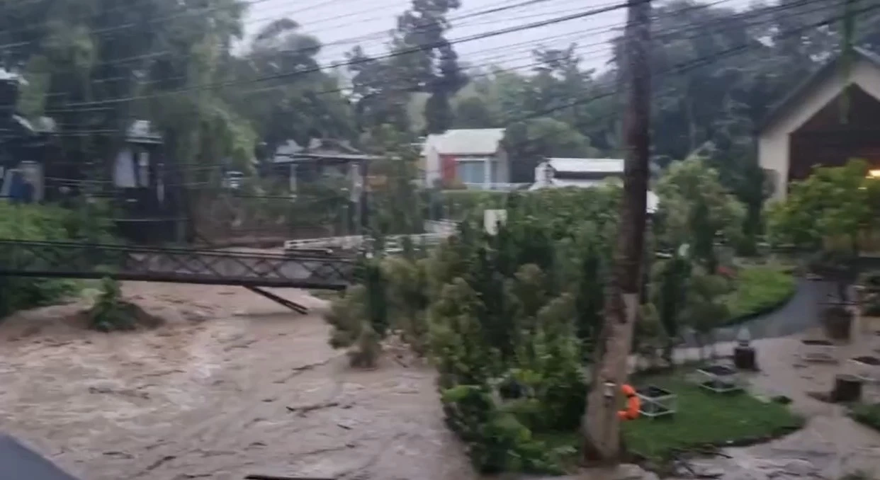 ฝนถล่ม!เชียงใหม่ ปภ.ส่ง Cell Broadcast เตือนภัย น้ำป่าหลากหลายจุด