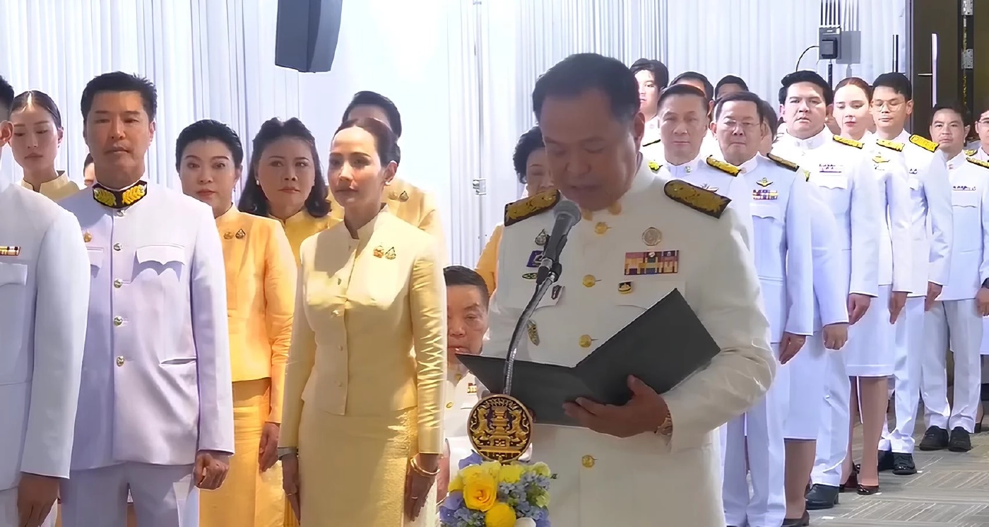 “อนุทิน” ถวายสัตย์ปฏิบัติหน้าที่ด้วยความซื่อสัตย์-มีคุณธรรม