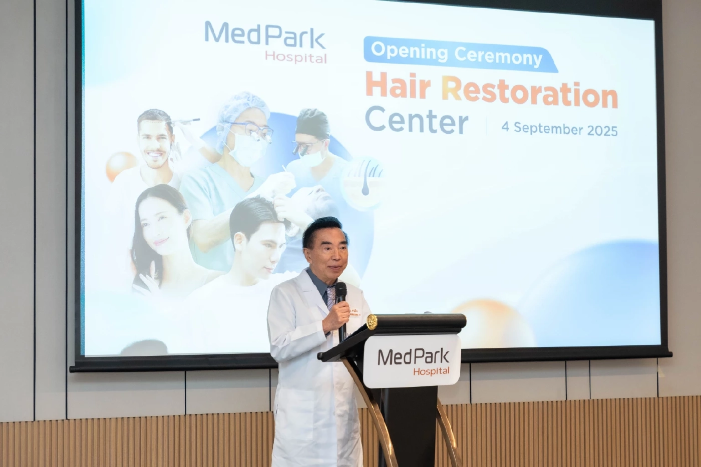 เมดพาร์คเปิดตัว “ศูนย์ปลูกถ่ายเส้นผม” ชูมาตรฐานโรงพยาบาล-ทีมแพทย์ระดับโลก