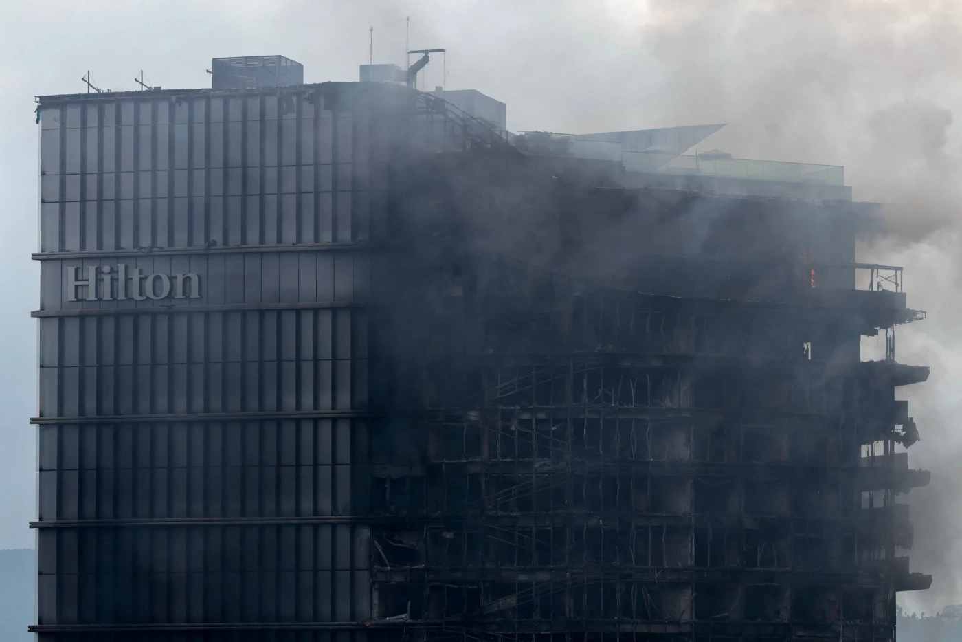 โรงแรมฮิลตัน "เนปาล" ถูกเผาวอด เหลือแต่ซาก ผลพวงจากม็อบ Gen Z