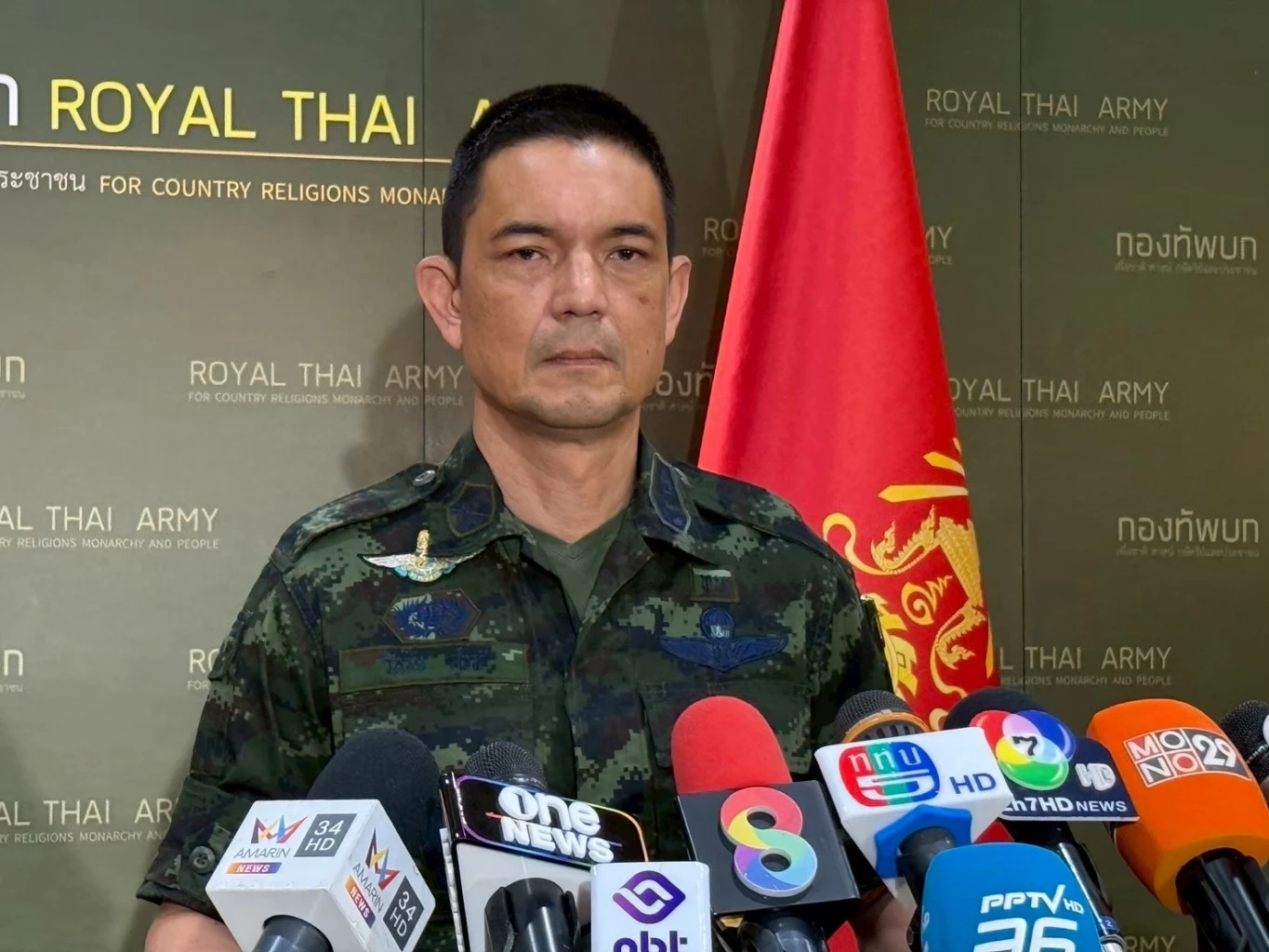 พลตรี วินธัย สุวารี โฆษกกองทัพบก