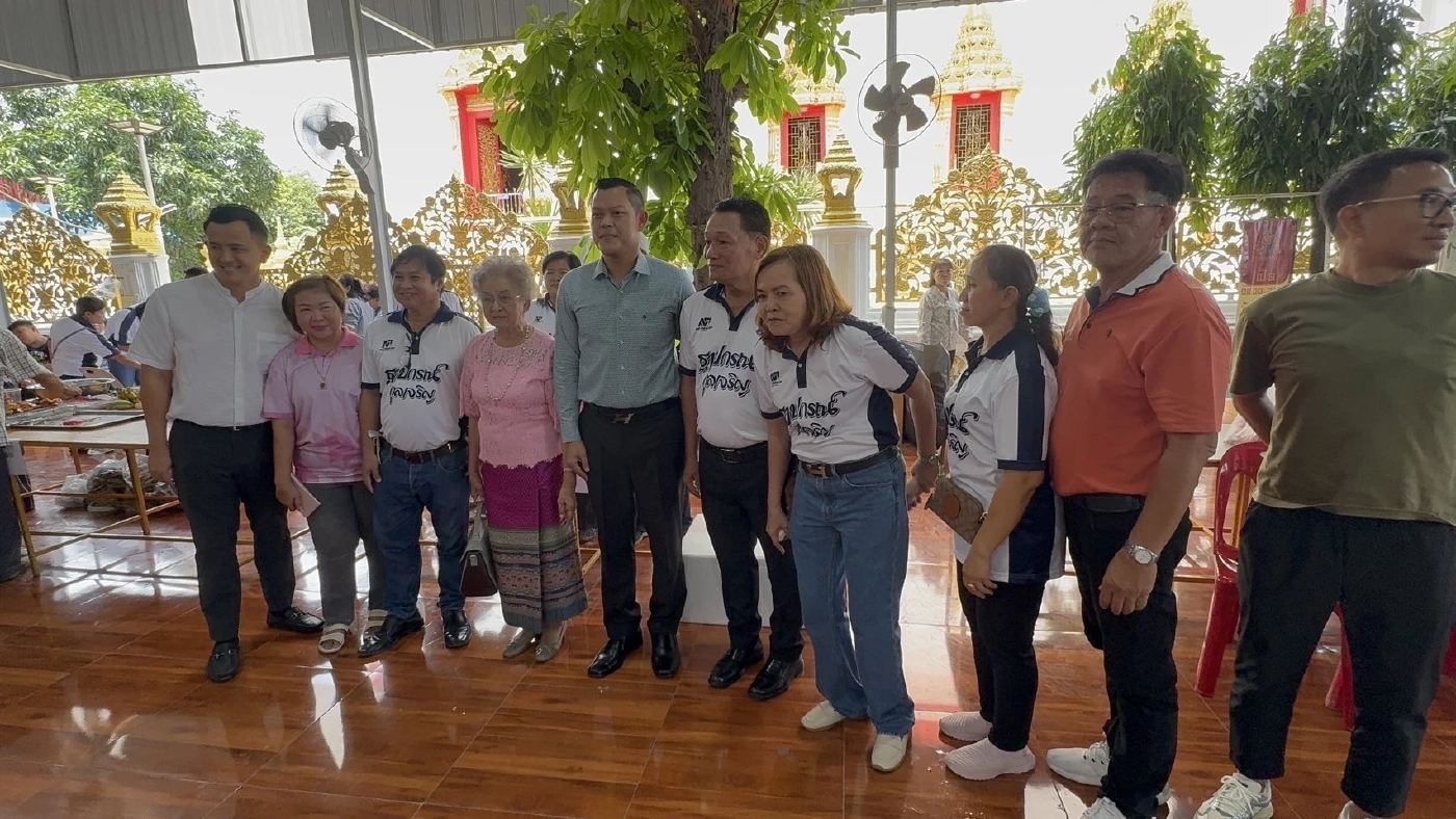 "ดร.แด๊ก" เจาะฐานปากน้ำ ร่วมงานวันเกิดอดีต สส.ปาล์ม