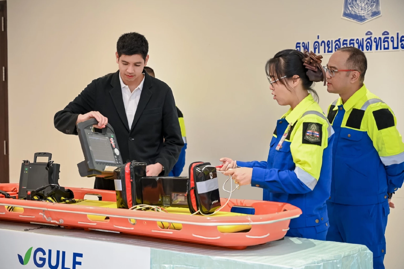 GULF มอบเครื่องกระตุกหัวใจ 2 ล้านบาท เสริมศักยภาพกู้ชีพโรงพยาบาลชายแดน