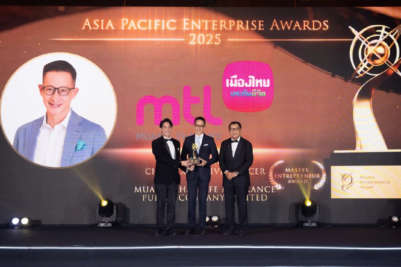 เมืองไทยประกันชีวิตคว้า 2 รางวัลเกียรติยศระดับเอเชีย 5 ปีซ้อน