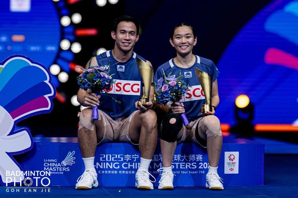 ผลงานสุดอัศจรรย์ของ "บาส-เฟม" คู่ผสมที่ร้อนแรงที่สุดของวงการแบดมินตันไทย