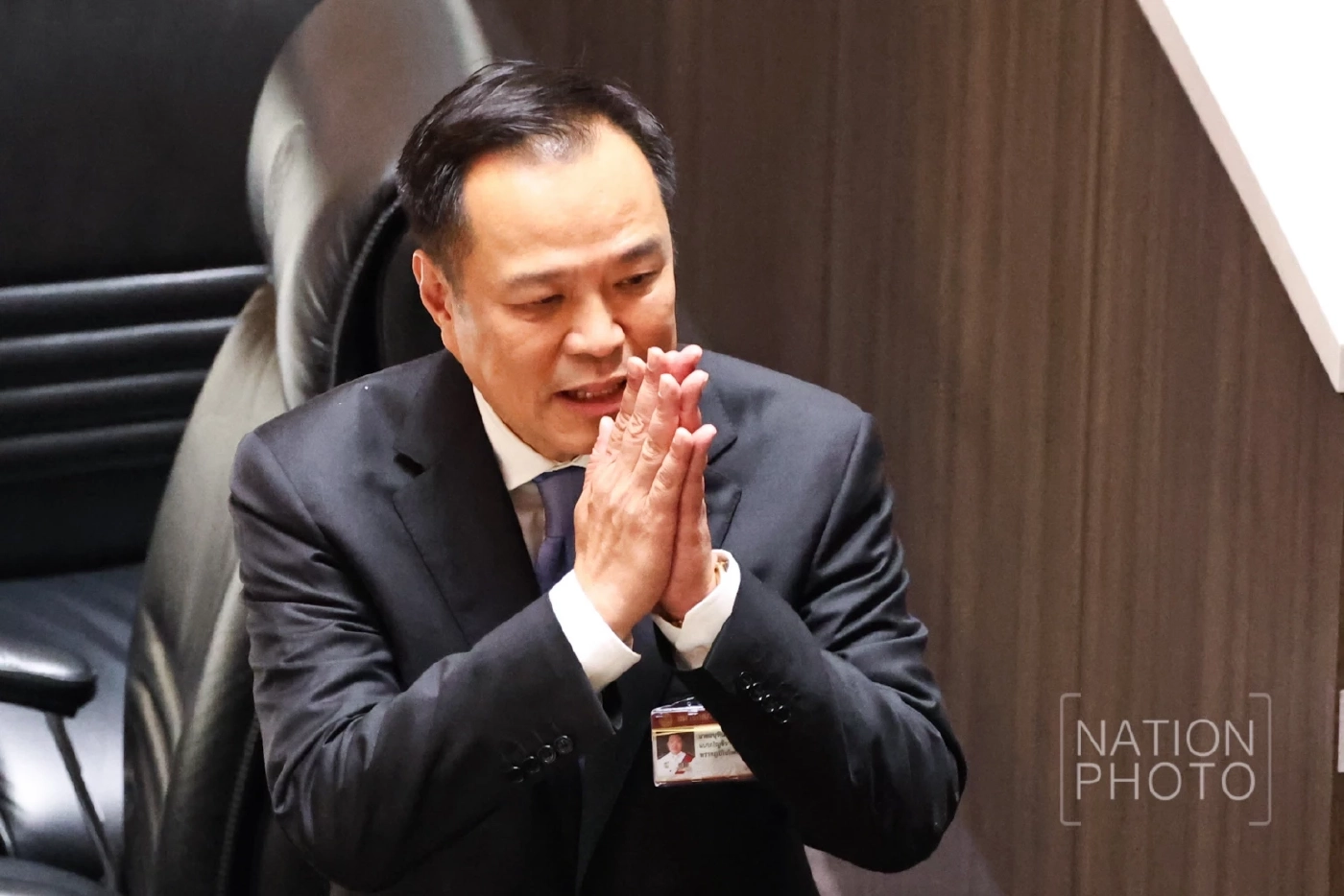 นายอนุทิน ชาญวีรกูล หัวหน้าพรรคภูมิใจไทย ในฐานะว่าที่นายกรัฐมนตรีคนที่ 32