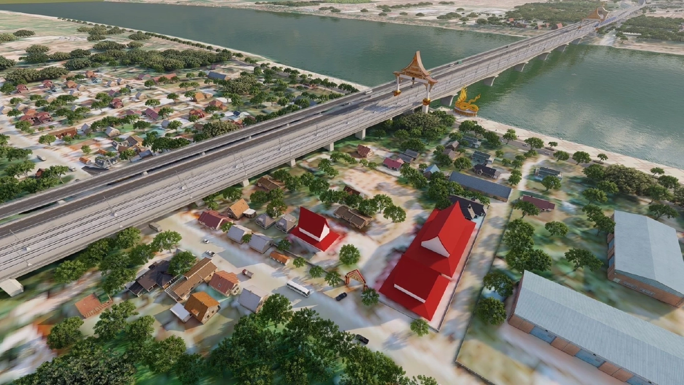 ไทย - ลาว - จีน ลุยสร้างสะพานมิตรภาพหนองคาย - เวียงจันทน์ แห่งที่ 2