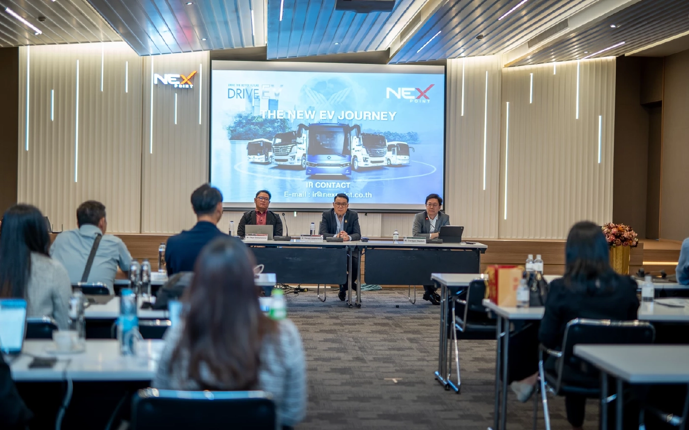 NEX เปิดบ้านรับนักลงทุน VI ชูศักยภาพ EV พร้อมลุยประมูลรถเมล์ไฟฟ้า