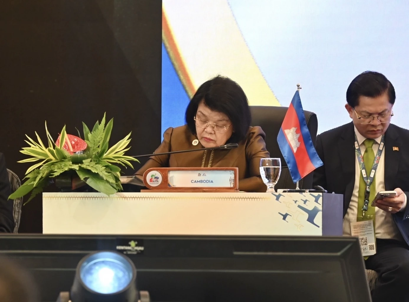 สมเด็จ ควร สุดารี ประธานสภาแห่งชาติกัมพูชา 