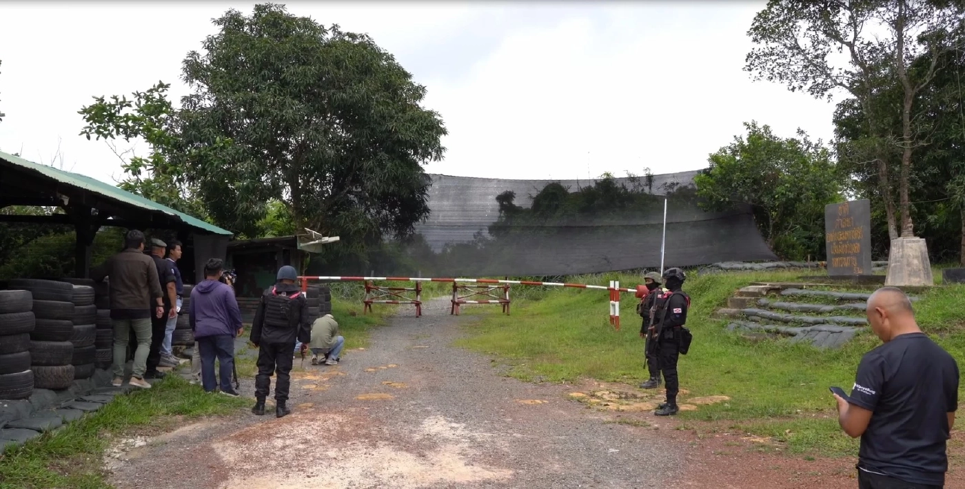 เปิดคลิป! นาวิกโยธินที่ 3 พาสำรวจ "กาสิโน" ชายแดนบ้านท่าเส้น-ทมอดา ชายแดน จ.ตราด