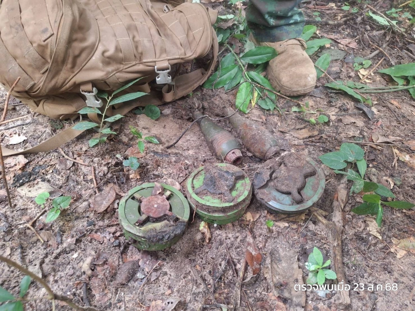 ลอบกัดไม่หยุด! ทหารกัมพูชาดอดวางทุ่มบึ้มใกล้เนิน 350 อีกแล้ว