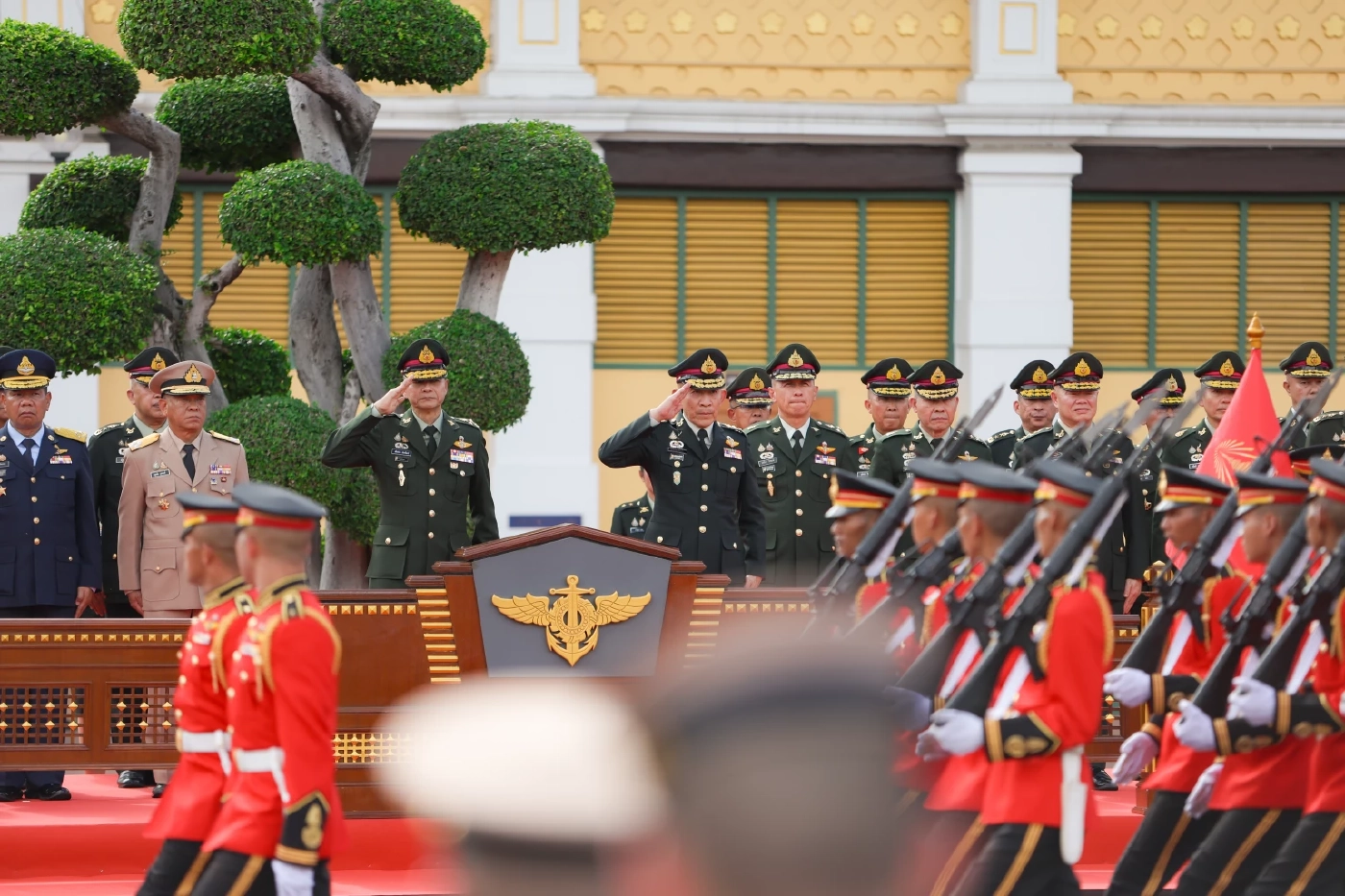 กองบัญชาการกองทัพไทย จัดพิธีรับ-ส่งหน้าที่ "ผบ.ทสส."