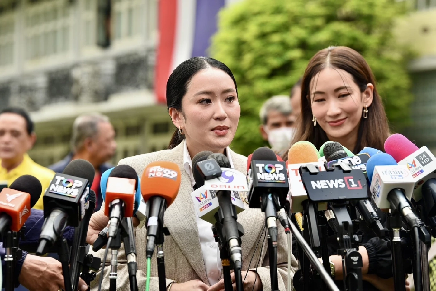 น.ส.แพทองธาร ชินวัตร หัวหน้าพรรคเพื่อไทย