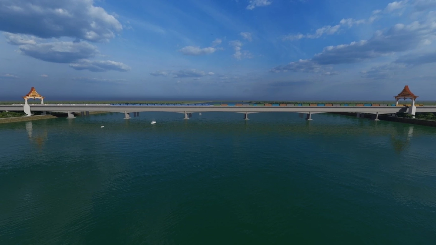 ไทย - ลาว - จีน ลุยสร้างสะพานมิตรภาพหนองคาย - เวียงจันทน์ แห่งที่ 2