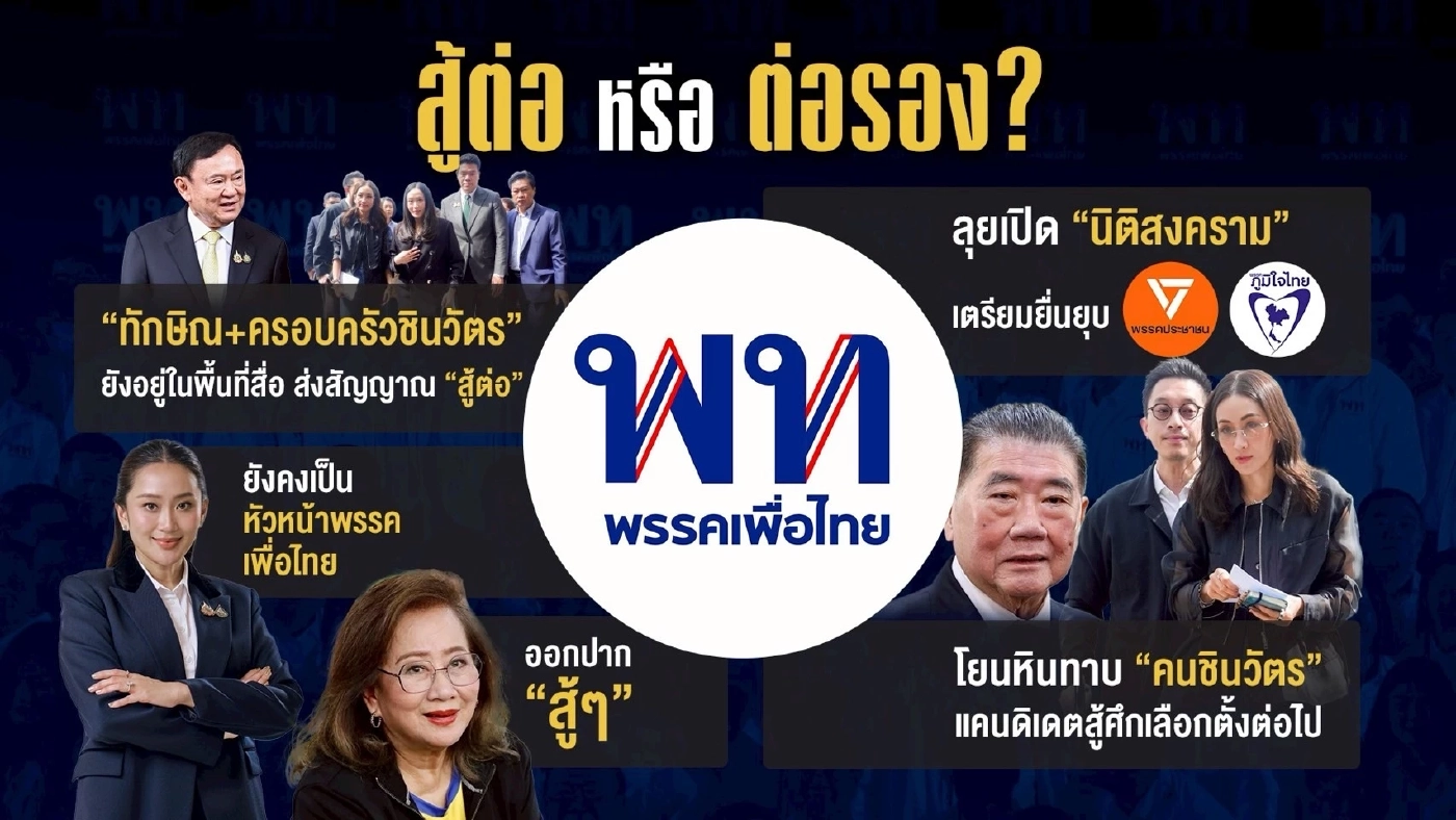 พรรคเพื่อไทย... ไปต่อ หรือ ต่อรอง? เมื่อองคาพยพของชินวัตรขยับ