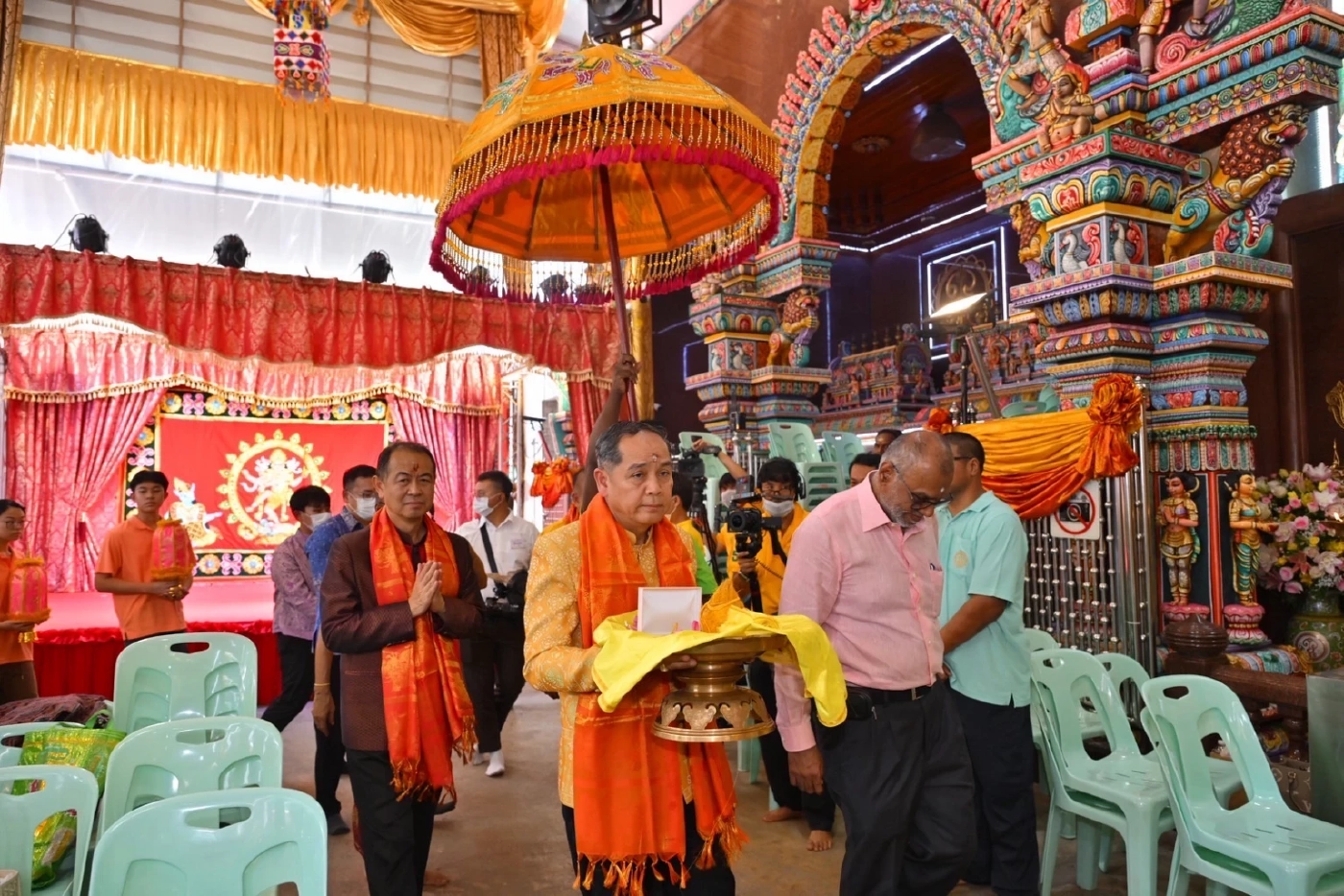 วธ.ร่วมพิธีอภิเษกสมรส \"พระแม่อุมาเทวี-พระศิวะ\" เทศกาลนวราตรี 68