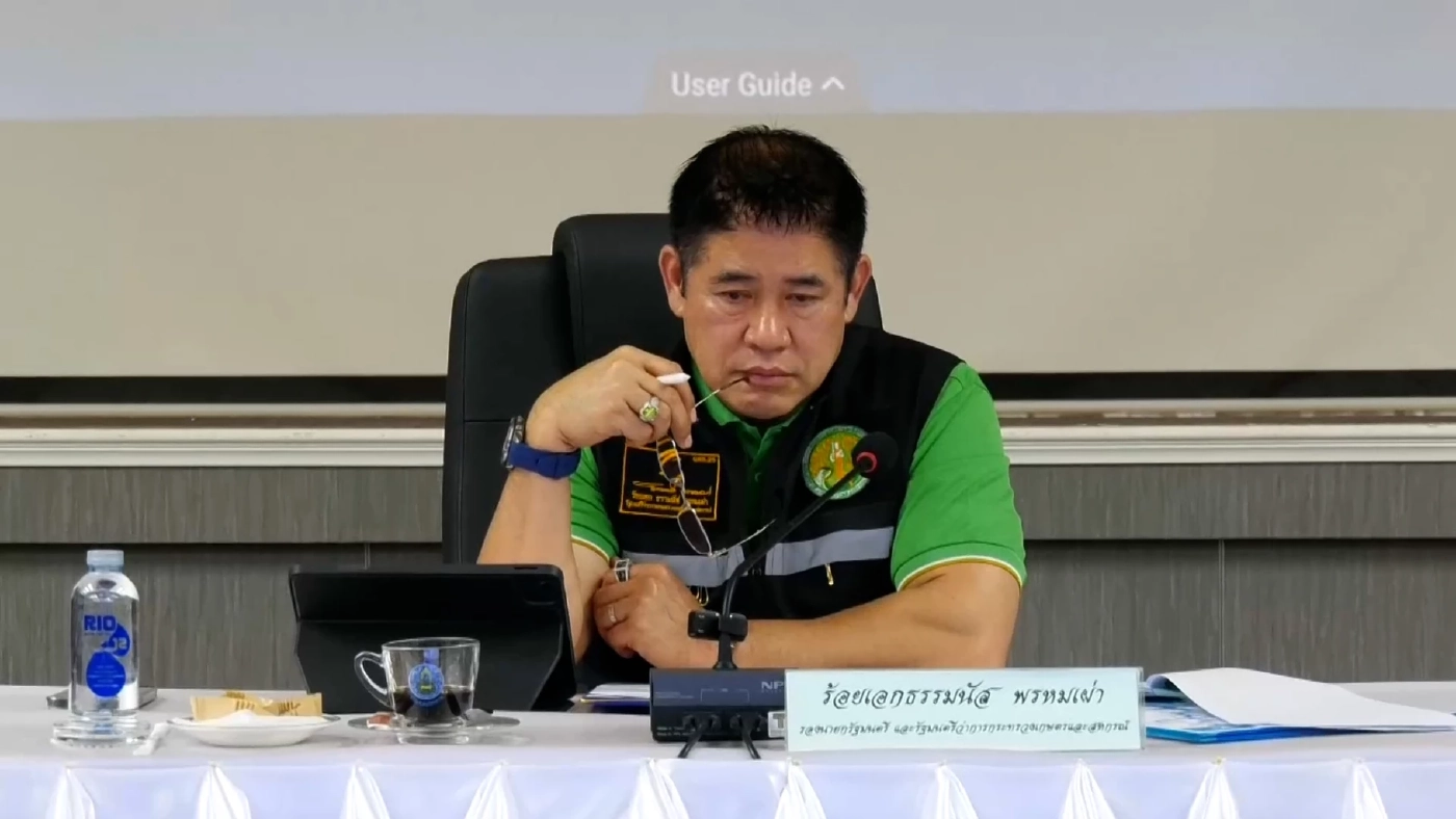 “ธรรมนัส” ควง รมช.เกษตร ติดตามสถานการณ์น้ำเจ้าพระยา