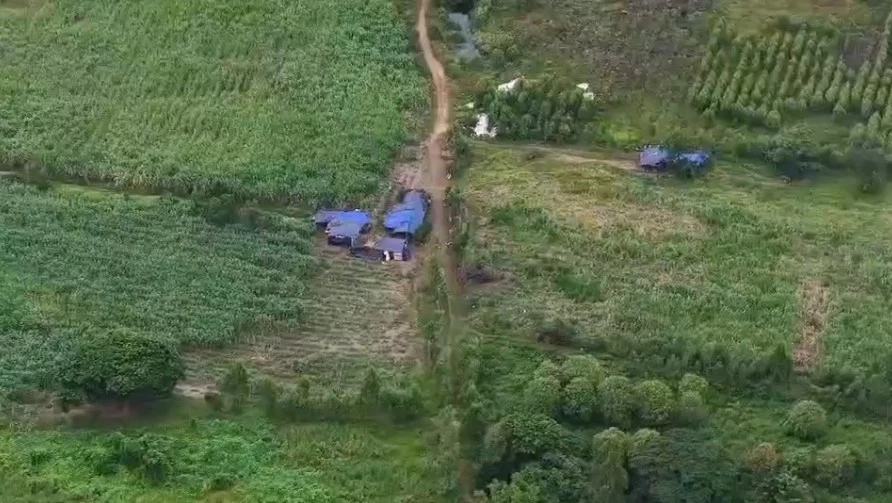 ภาพมุมสูงบ้านหนองจาน (14 ต.ค.2568)