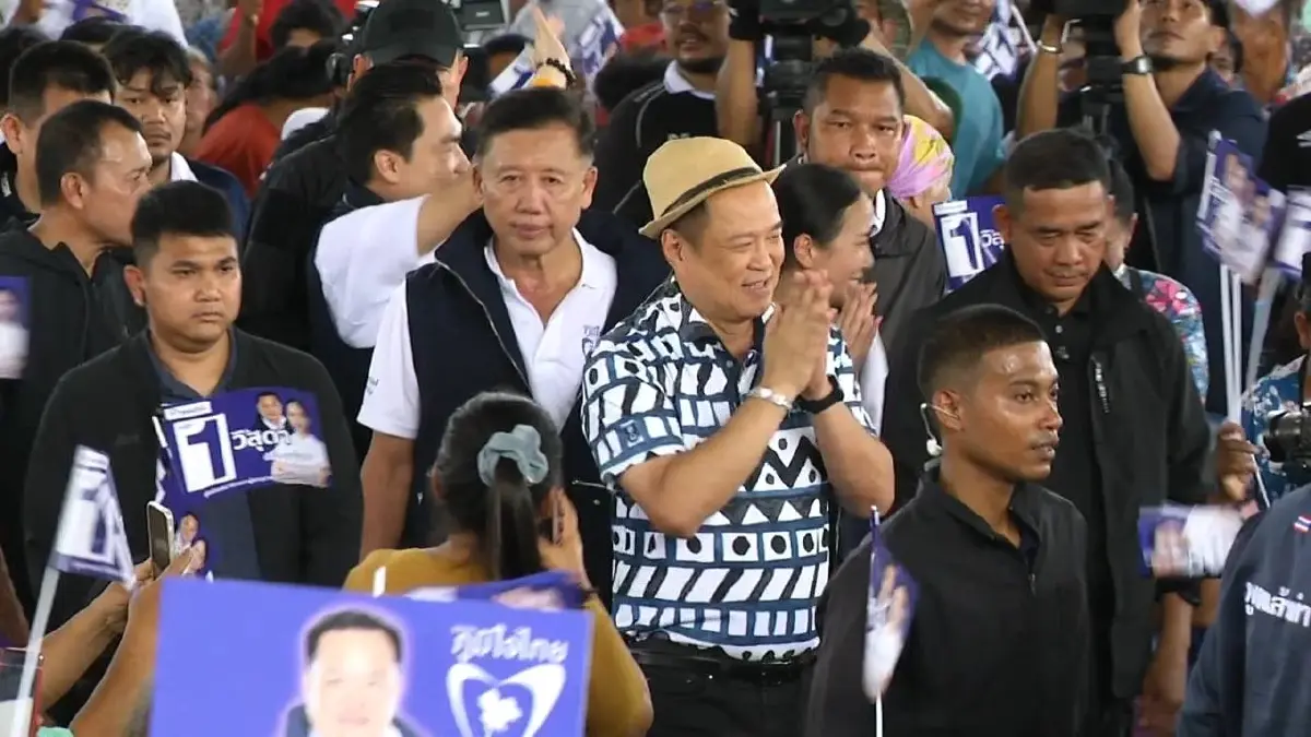 “อนุทิน” อ้อนคนกาญจน์ เลือก “ดรีม-วิสุดา” อวยอนาคตลุ้นนายกฯหญิง