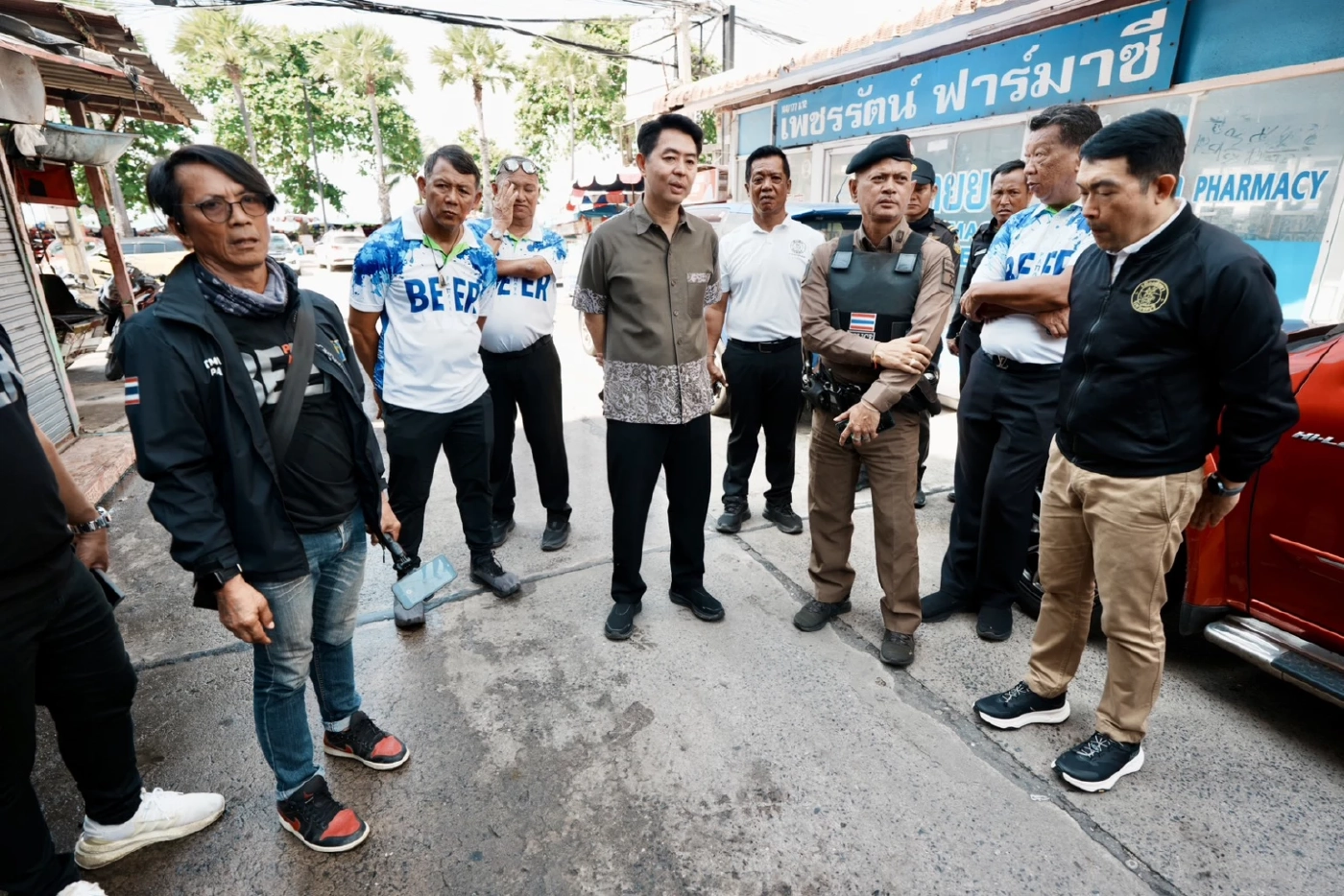 นายกเบียร์ ลุยจัดระเบียบหาดจอมเทียน คืนความปลอดภัย นทท.