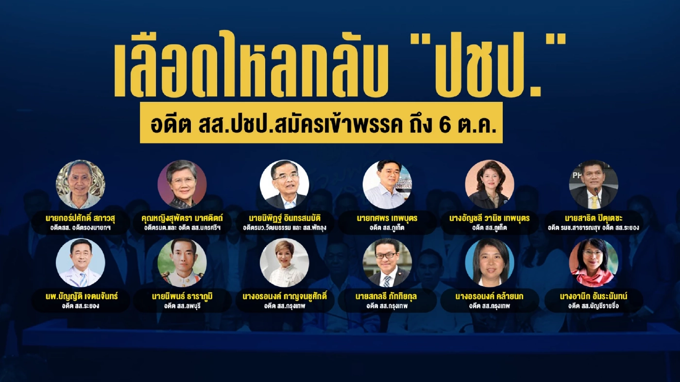 \"อภิสิทธิ์\" กลับมา แต่ ปชป.ยังหนัก “นิพนธ์” ลาลับ 2 มาดามจบข่าว