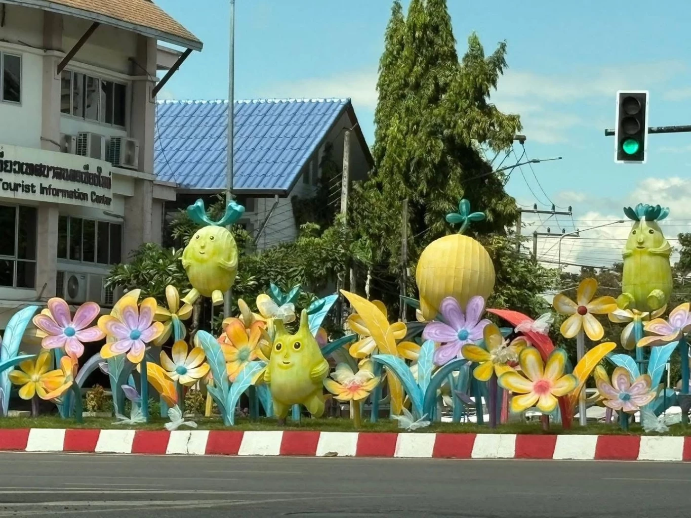 เทศบาลนครเชียงใหม่ แจงดราม่า "พ่นสีดำทับดอกไม้สีสดใส"