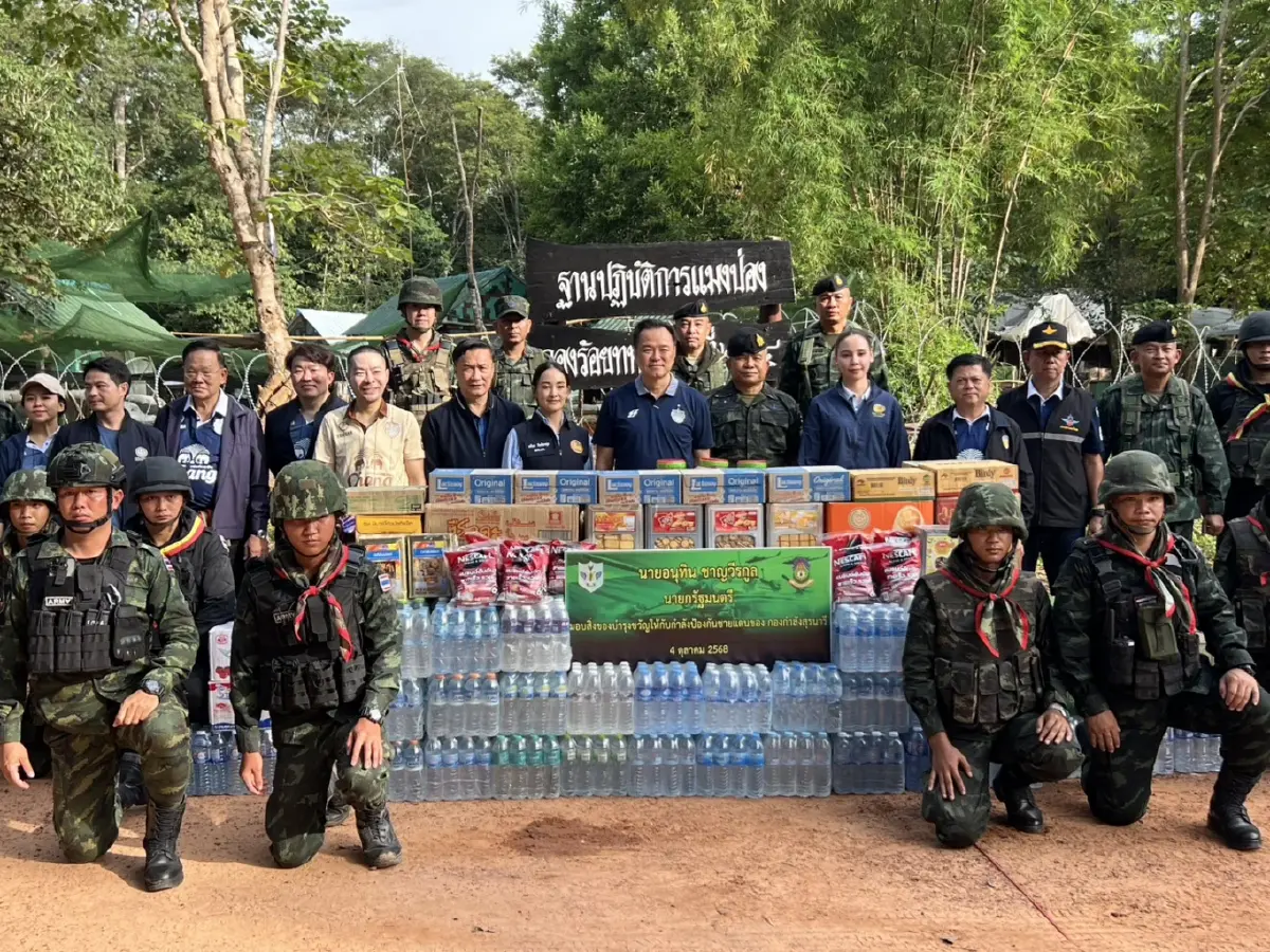 นายกฯ อนุทิน ลงพื้นที่ “ช่องสายตะกู“ ให้กำลังใจทหาร