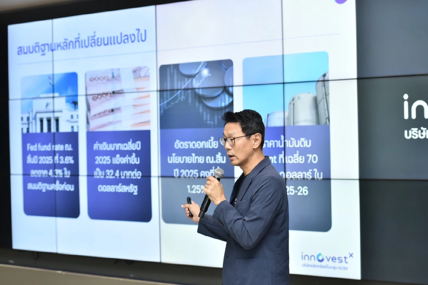 อินโนเวสท์ เอกซ์ ประเมินกรอบเป้าหมาย SET ปีนี้ที่ 1,350–1,400 จุด