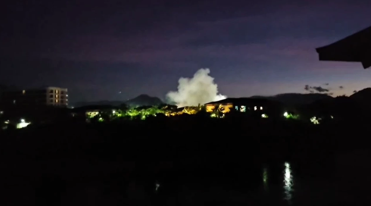 เปิดคลิป! นาทีระเบิดรังสแกมเมอร์ "เคเคปาร์ค" ดังสนั่นถึงฝั่งไทย