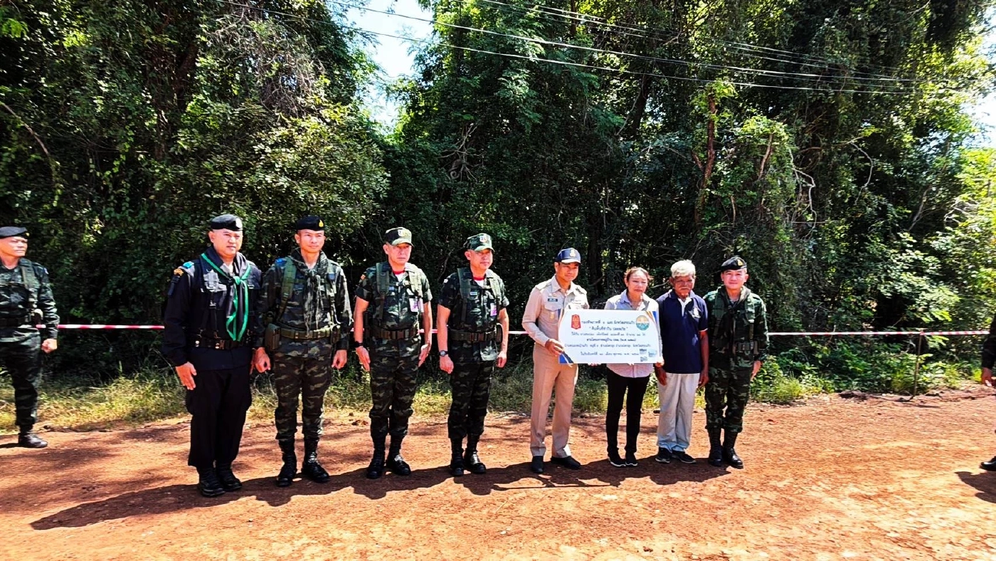 40 ปีที่รอคอย "ชาวบ้านหนองหญ้าแก้ว" ได้ที่ดินแปลงที่ 55-56 คืน หลังถูก "กัมพูชา" ยึด-ฝังทุ่นระเบิดเพียบ (มีคลิป)