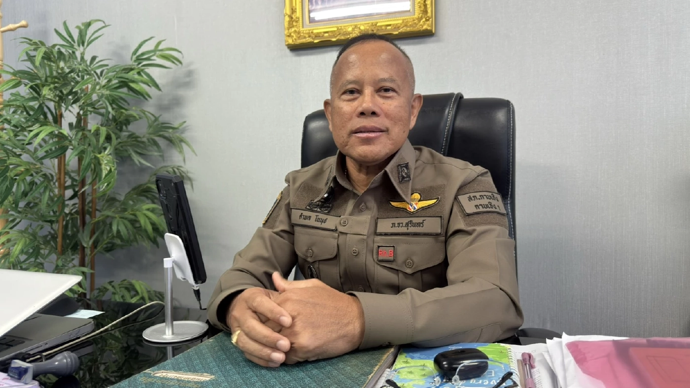  พันตำรวจเอกคำพล โนนนุช ผู้กำกับสถานีตำรวจภูธรกาบเชิง