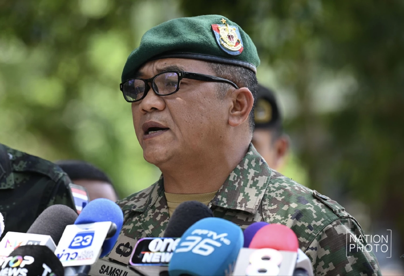 พล.ต.ซัมซุล ริซัล บิน มูซา ผู้ช่วยทูตทหารมาเลเซียประจำประเทศไทย