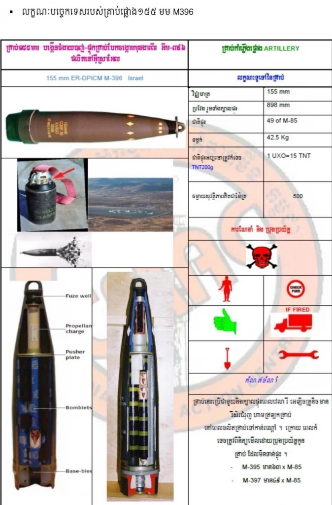 ทบ.กางเทคนิค M85 โต้ "กัมพูชา" อ้าง 10 ขวบถูก "คลัสเตอร์บอมบ์" สังหาร