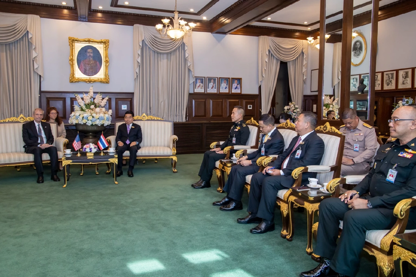 "ทูตสหรัฐฯ" เข้าพบ "บิ๊กเล็ก" ขอบคุณ สนับสนุนการเจรจาหยุดยิง "ไทย–กัมพูชา"