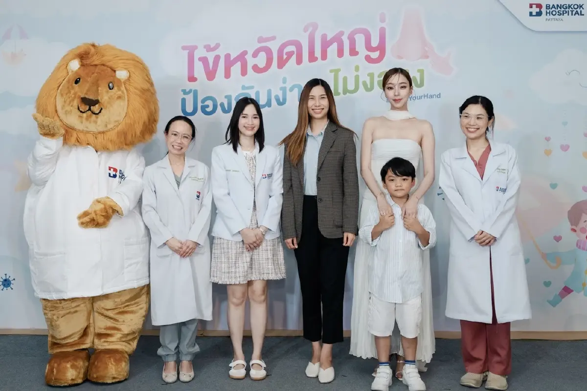 รพ.กรุงเทพพัทยา แนะทางเลือกใหม่ ป้องกันไข้หวัดใหญ่แบบ "พ่นจมูกในเด็ก"