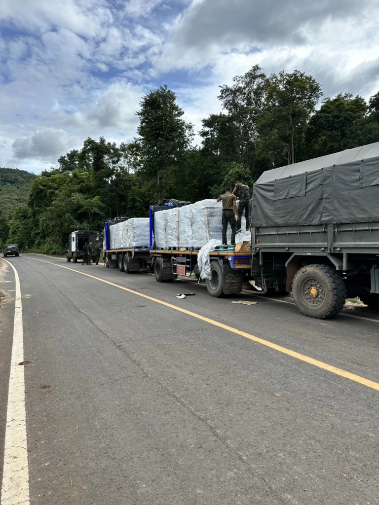 พรรคไทรวมพลัง เดินหน้าสนับสนุนทหาร ชายแดนช่องบก-ช่องอานม้า