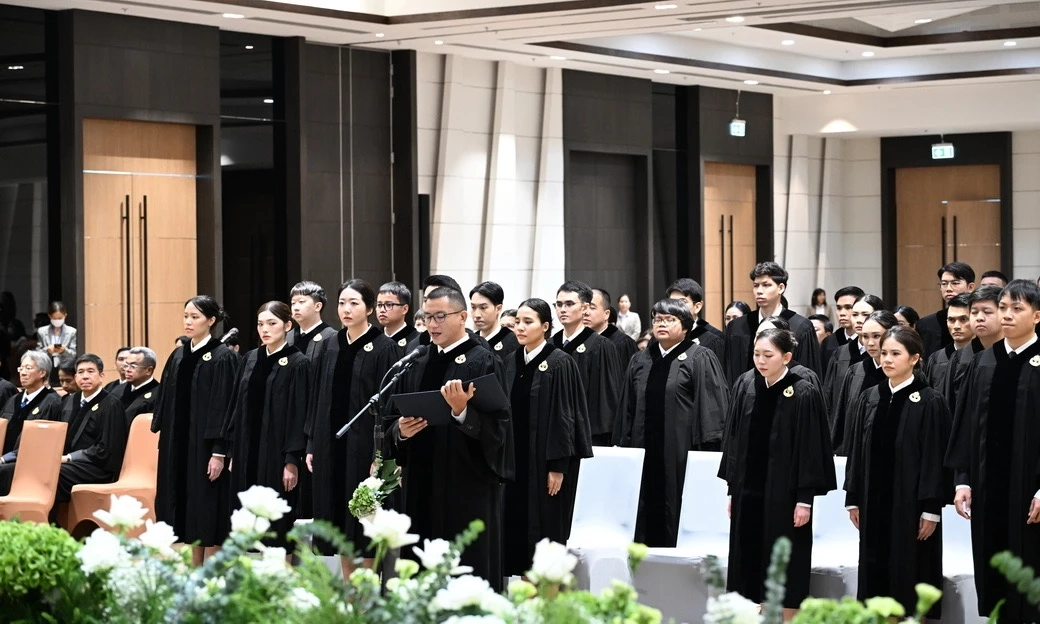 ปธ.ศาลฎีกา ปฐมนิเทศว่าที่ผู้พิพากษาใหม่ย้ำอยู่ในกรอบศีลธรรม