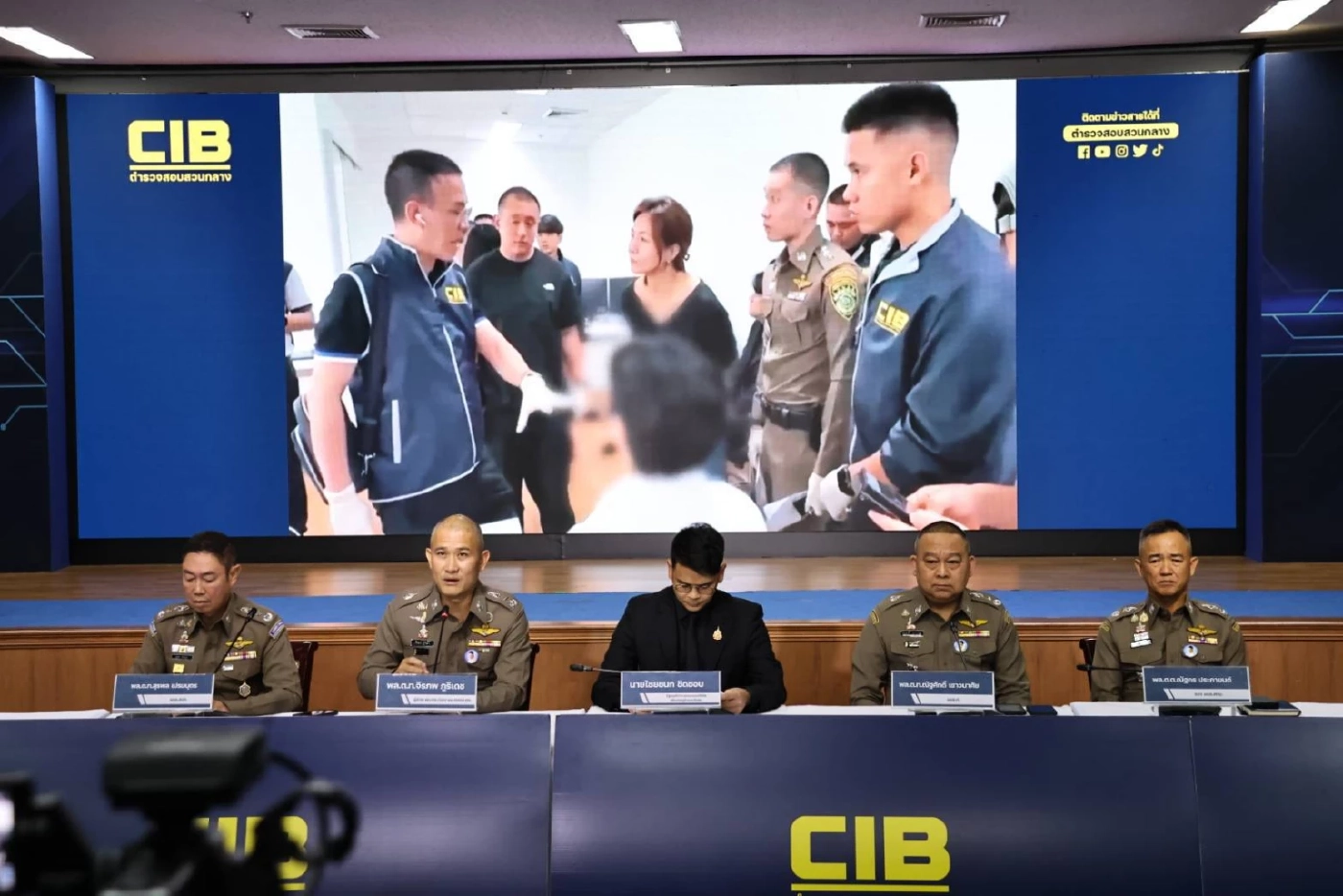 "กระทรวงดีอี ร่วม ตร." แถลง 1 เดือน กวาดล้าง "แก๊งสแกมเมอร์" ยึดทรัพย์กว่า 500 ล้านบาท